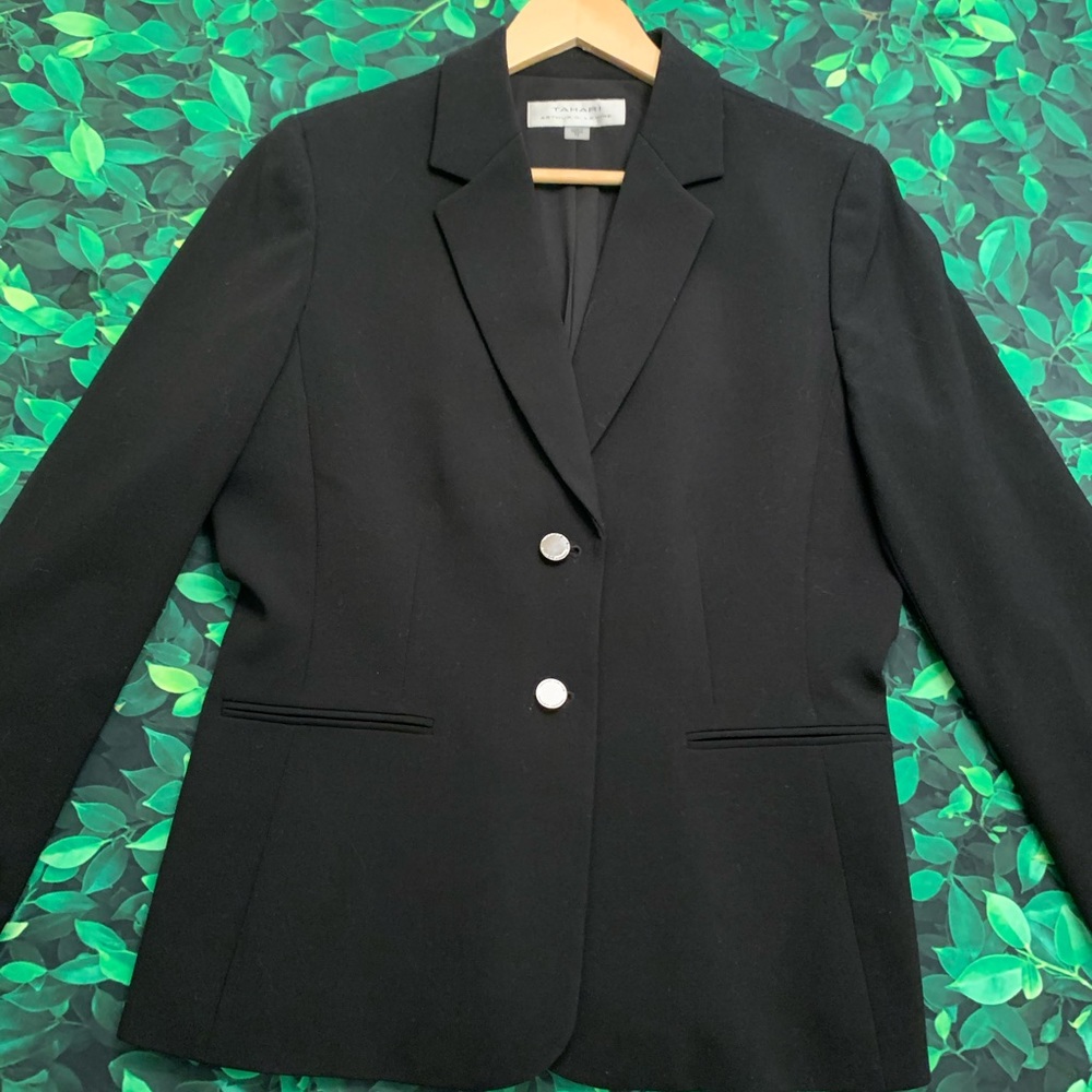 Tahari Black Blazer - Sz 12